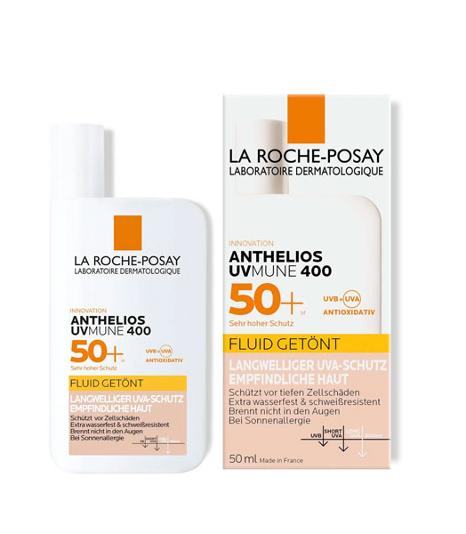 ضد آفتاب تینت فلوئیدی لاروش پوزای SPF50 رنگی