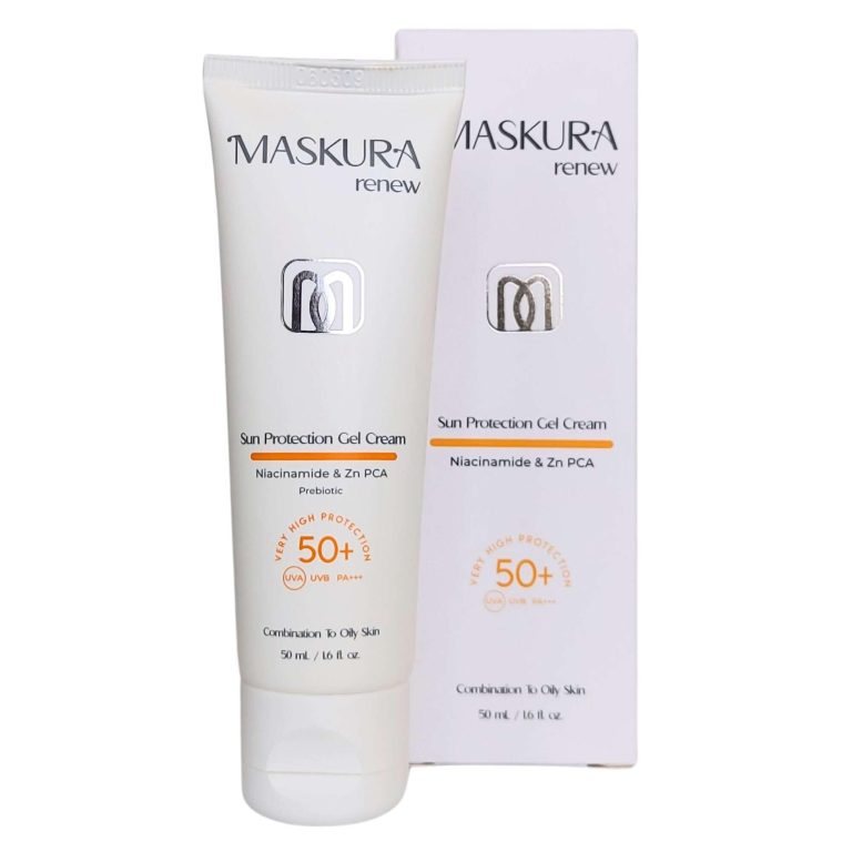 کرم ژل ضدآفتاب پوست چرب SPF50 ماسکورا رنیو 50 میل