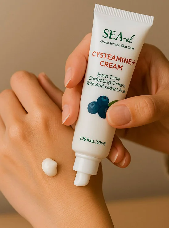 کرم درمان لک سیستئامین پلاس اصل امریک